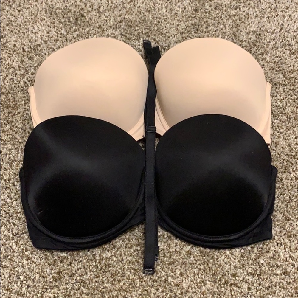 PINK Victoria Secret Strapless Bra’s 34DD